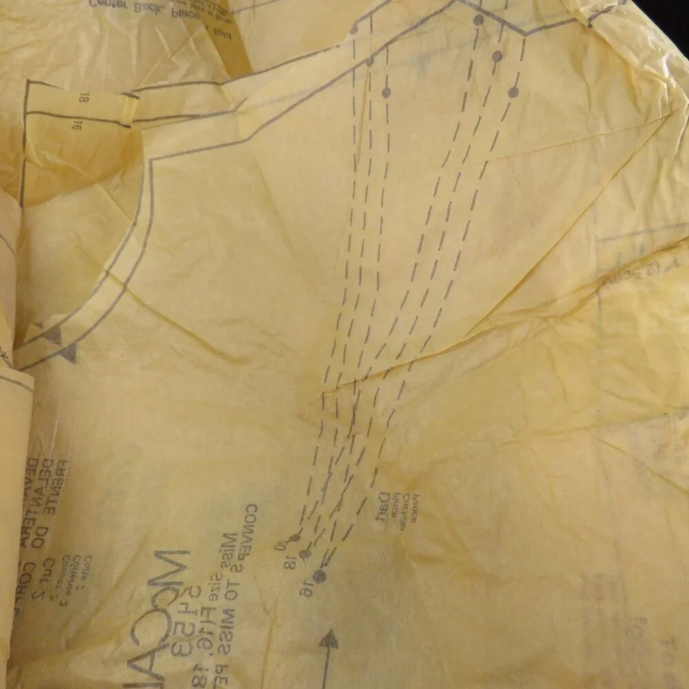 McCalls 5453 Clothing Pattern EASY Sleeveless Sundress 16-18